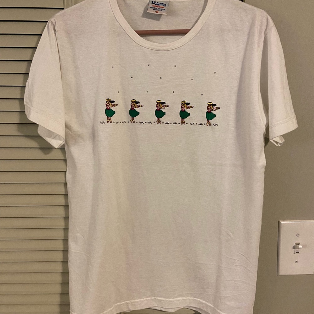 Vintage Hawaiian Themed T-Shirt